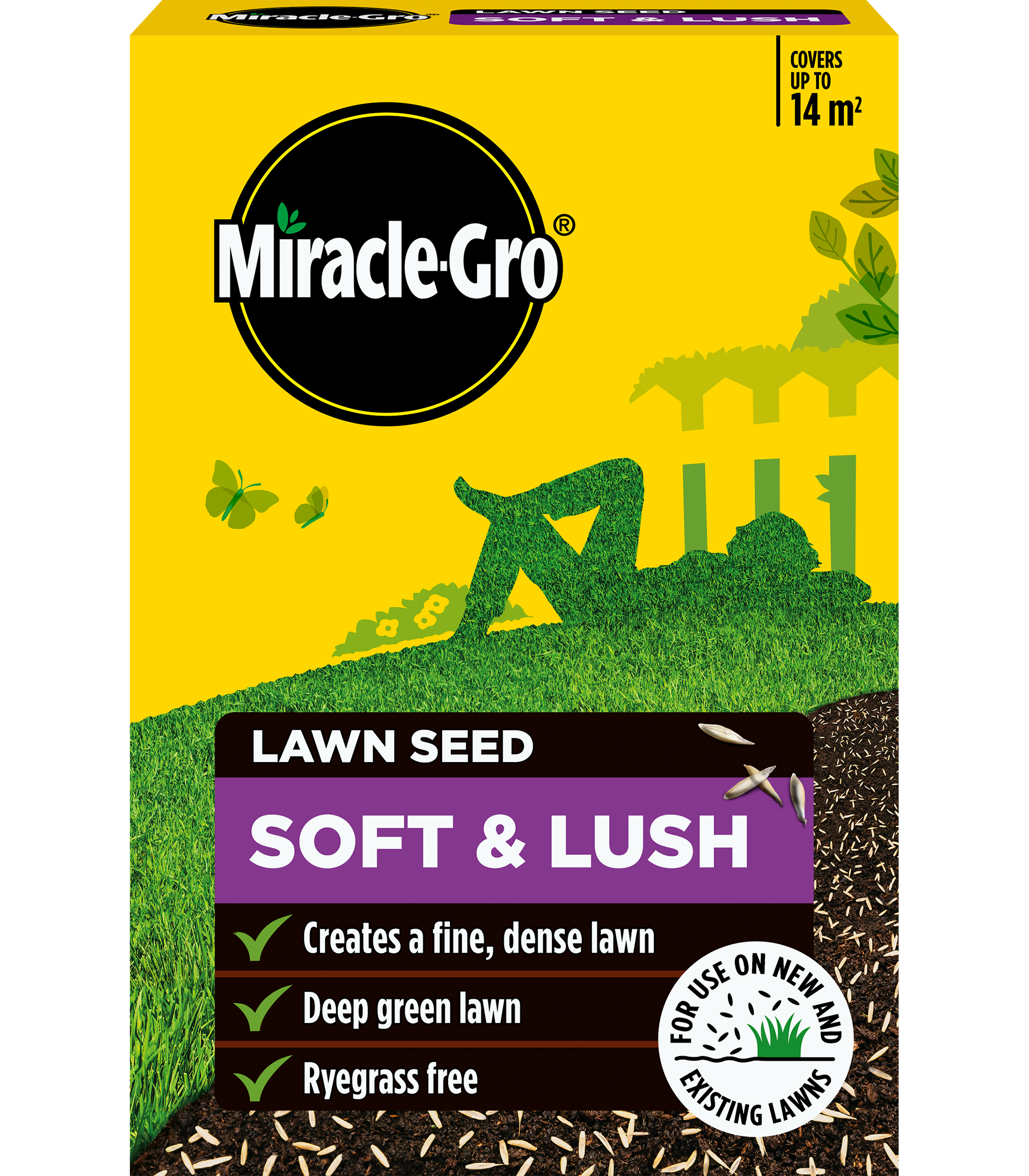 Miracle-Gro® Soft & Lush Lawn Seed 420g