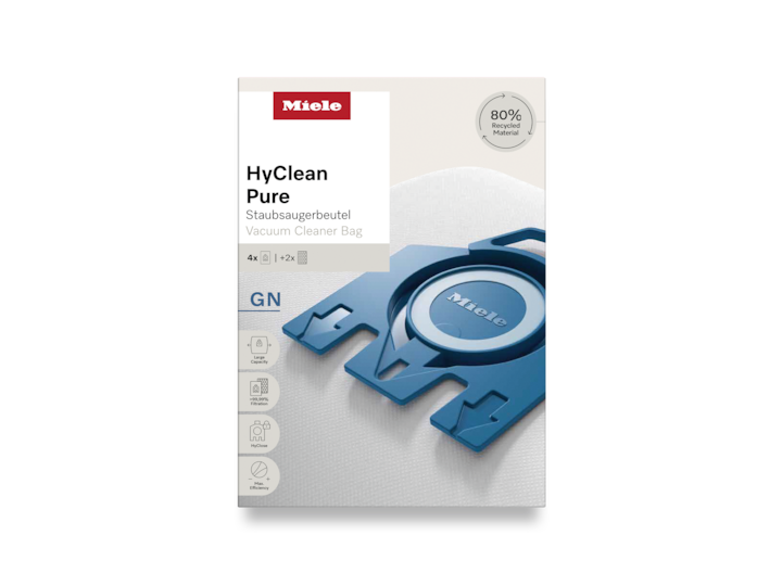 Miele HyClean GN 3D Efficiency Dustbags for Classic, Complete, S2000, S5000, and S8000 Series