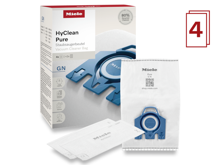 Miele HyClean GN 3D Efficiency Dustbags for Classic, Complete, S2000, S5000, and S8000 Series