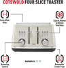 Haden Cotswold 4 Slice Toaster Putty