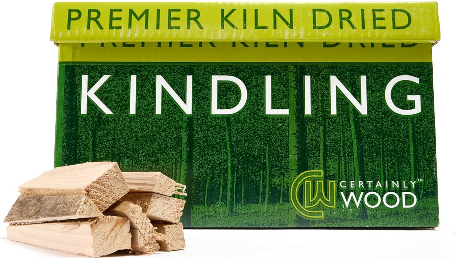 Certainly Wood Kindling 2.5kg Box For Lighting Hard Log Charcoal Coal