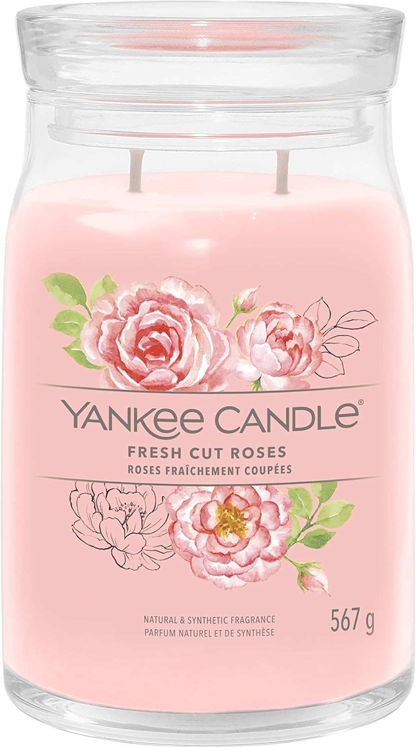 Yankee Candle Fresh Cut Roses Signature Large Jar