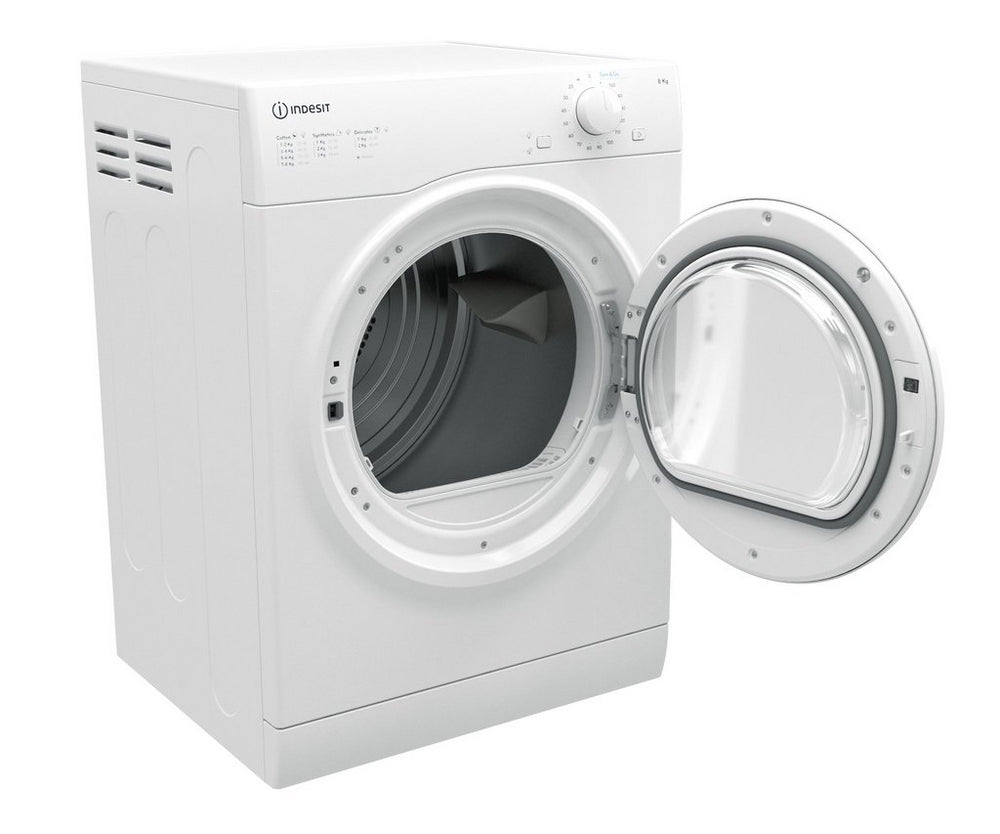 Indesit I1D80WUK 8kg Air-Vented Tumble Dryer - White