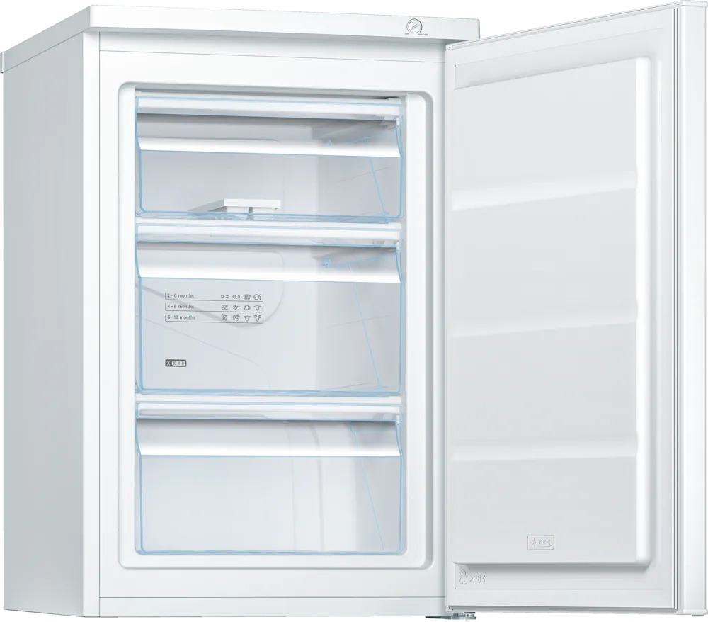 Bosch GTV15NWEAG Series 2 Static Under Counter Freezer, White, E Rated