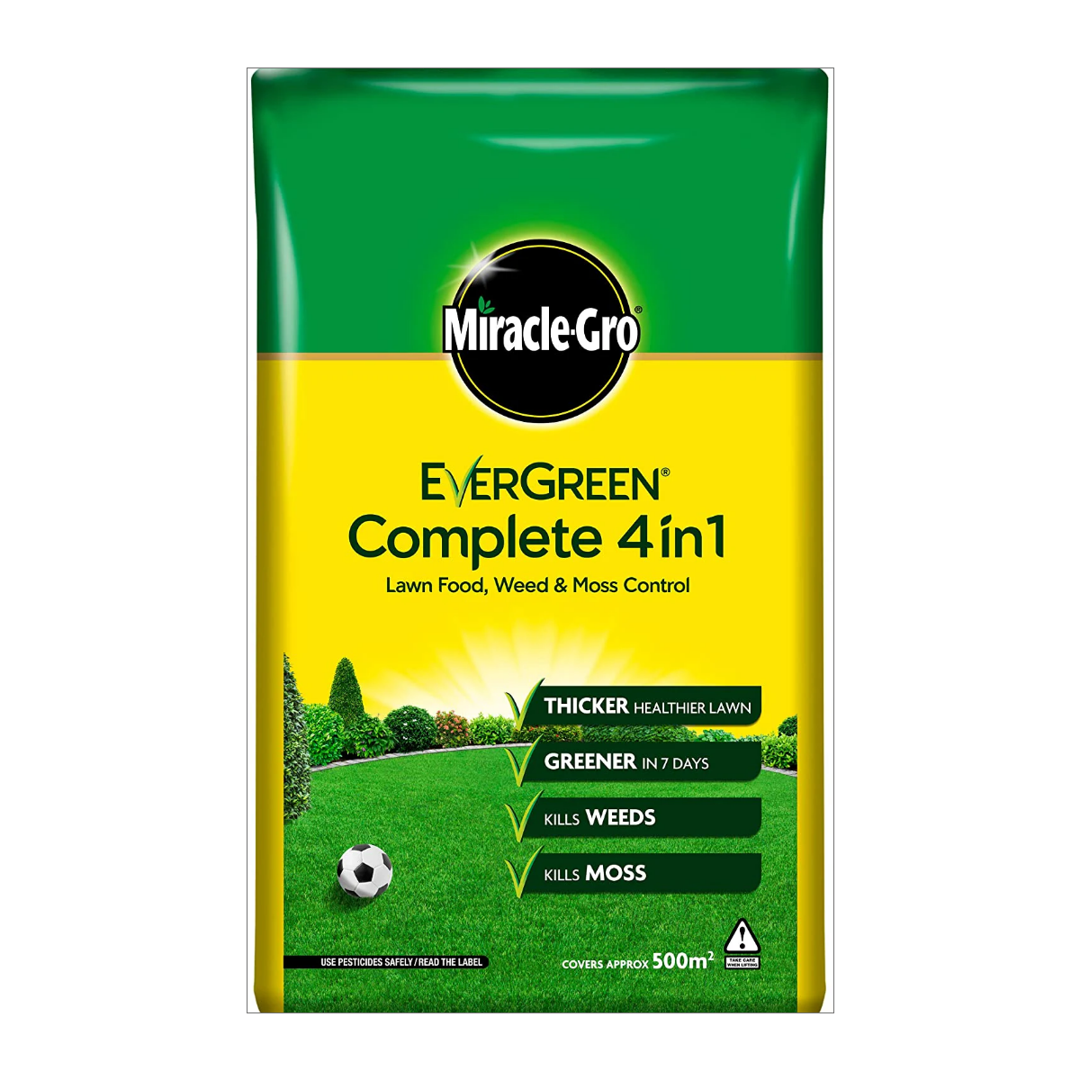 Miracle-Gro Complete 4 in 1 Lawn Food 500 m2 17.5 kg Lawn Food Weed & Moss Control