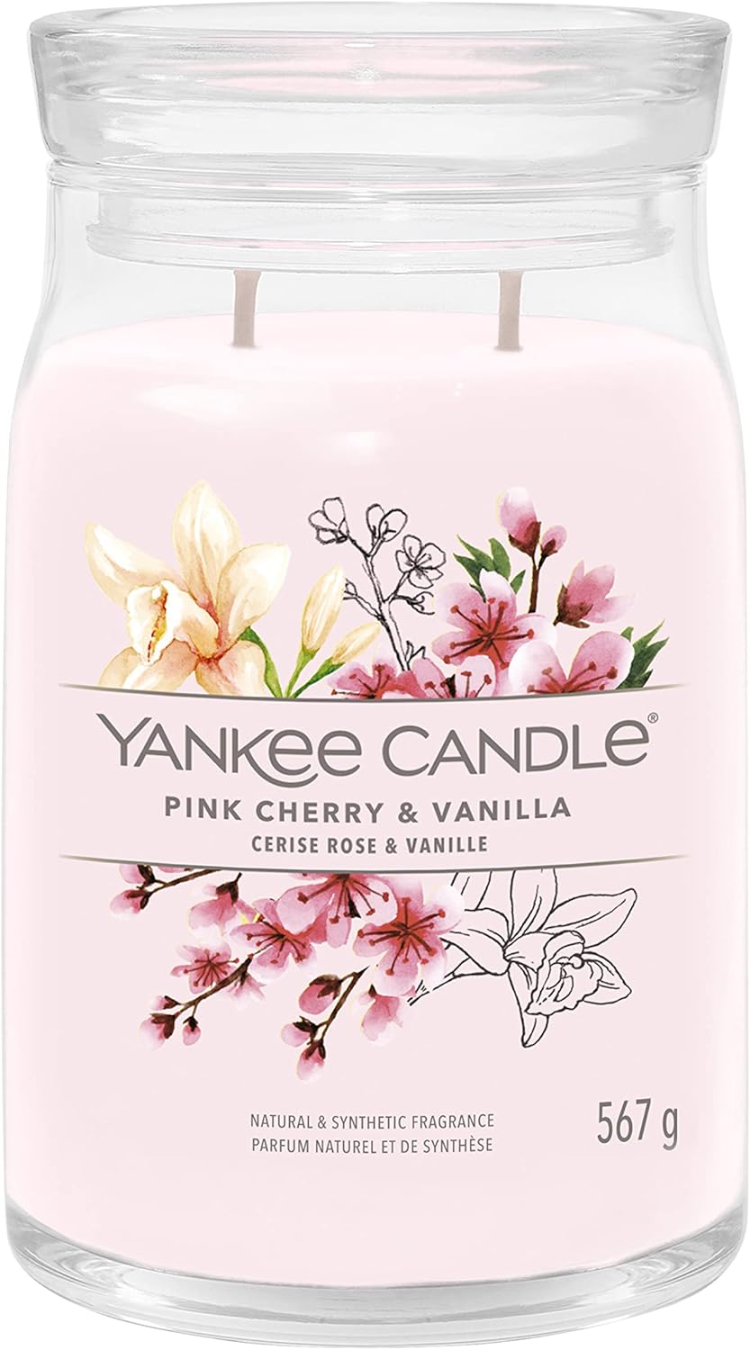 Yankee Candle Pink Cherry & Vanilla Large Jar