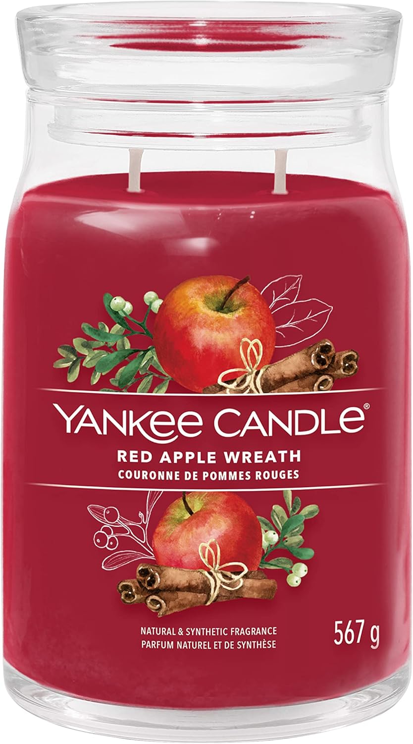 Yankee Candle Red Apple Wreath Signature Large Jar