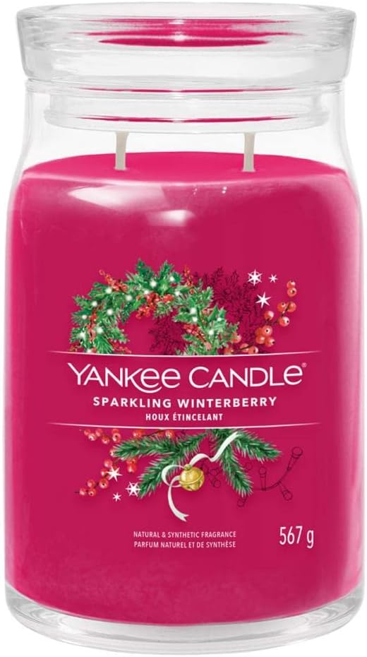 Yankee Candle Sparkling Winterberry signature Large Jar