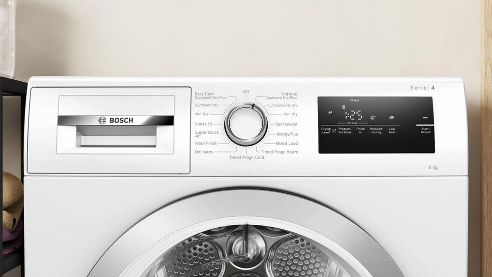 Bosch WTN83203GB 8kg Condenser Tumble Dryer - White