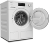 Miele WEI865 WCS PowerWash & TwinDos 9kg Washing Machine, Lotus White, Chrome Door