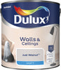 Dulux Matt Emulsion Paint For Walls And Ceilings - Just Walnut 2.5L Garden & Diy  Home Improvements