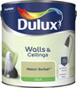 Dulux Silk Emulsion Paint For Walls And Ceilings - Melon Sorbet 2.5L Garden & Diy  Home Improvements