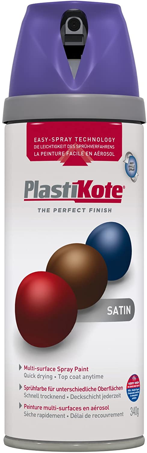 Plastikote Plasti-kote Premium Satin Sumptuous Purple 400ml