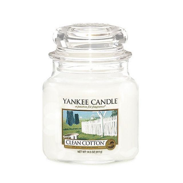 Yankee Candle - Clean Cotton® Medium Jar – Ample